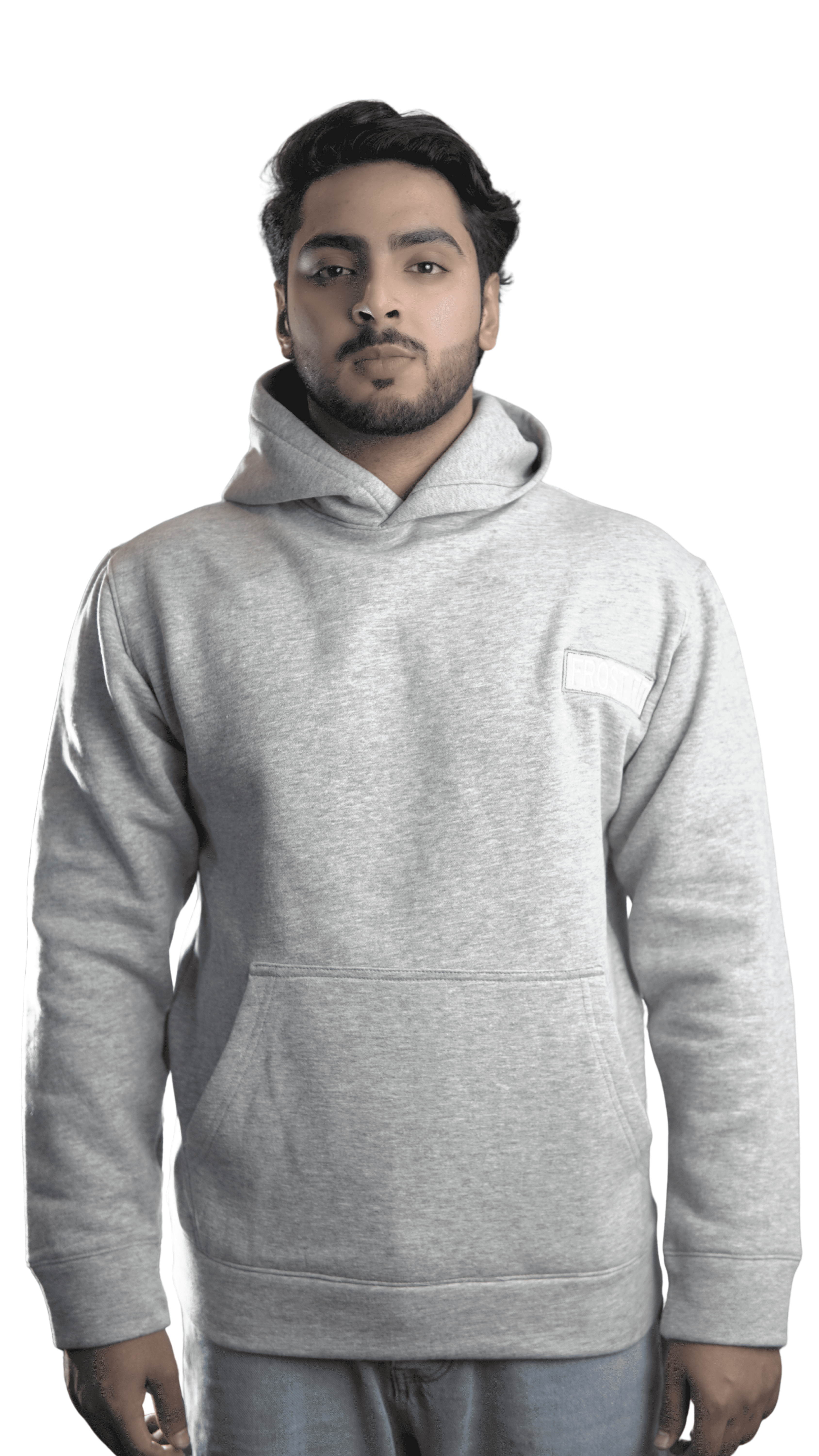 Frost Fit Gray Anime Hoodie