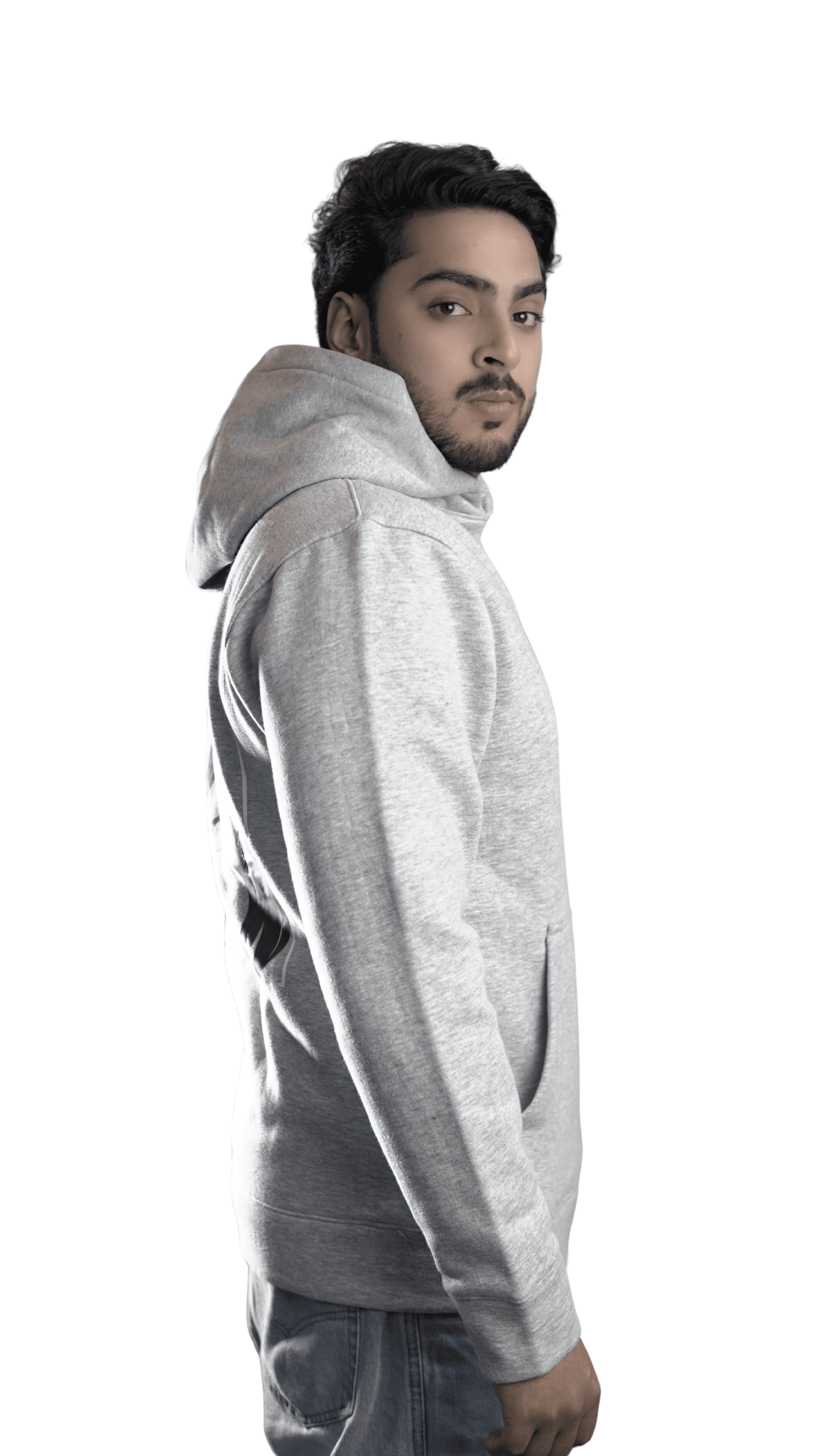 Frost Fit Gray Anime Hoodie