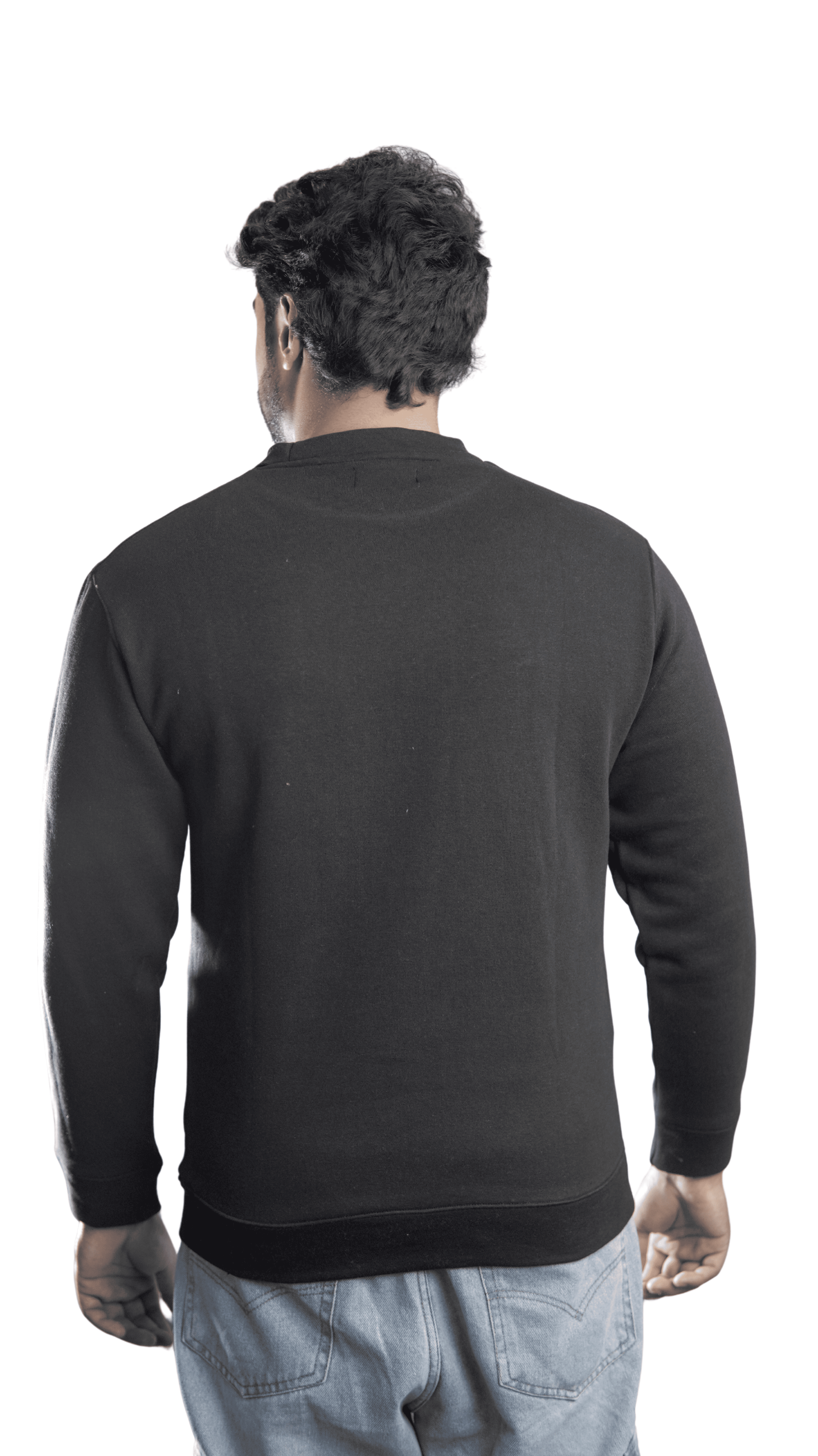 Frost Fit Black Essential Sweatshirt