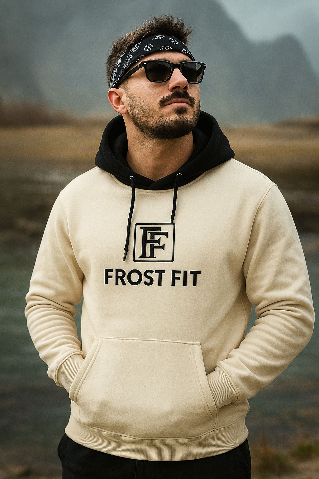 Frost Fit Beige Luxe Hoodie
