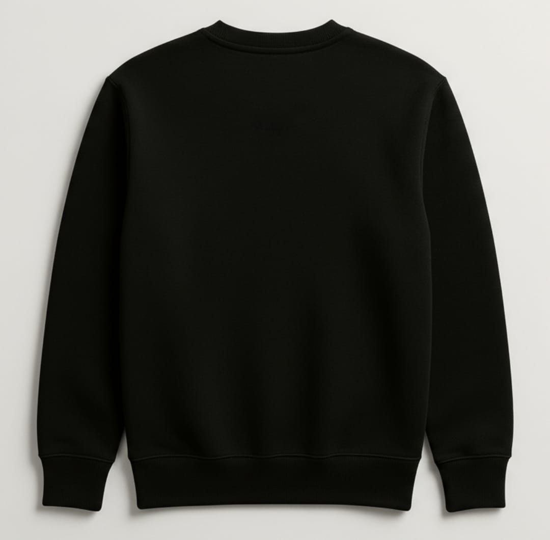 Frost Fit Black Essential Sweatshirt