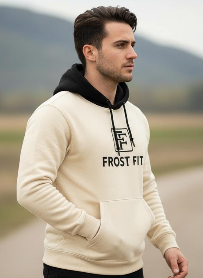 Frost Fit Beige Luxe Hoodie