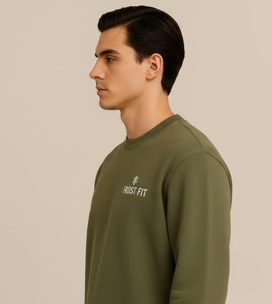 Frost Fit Olive Heritage Sweatshirt